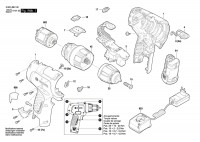 Bosch 3 603 JB6 100 Easyimpact12 Cordless Impact Drill 12 V / Eu Spare Parts